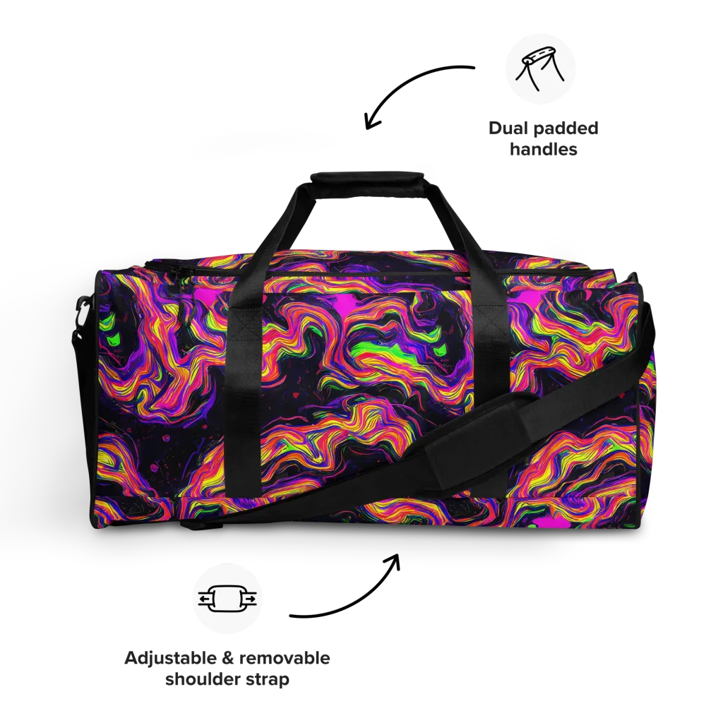 Acidwave on Duffle Bag — Front