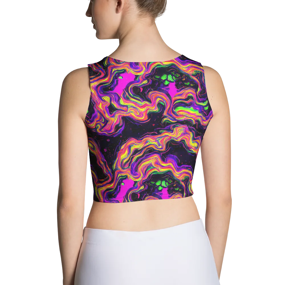 Acidwave on Crop Top — Back