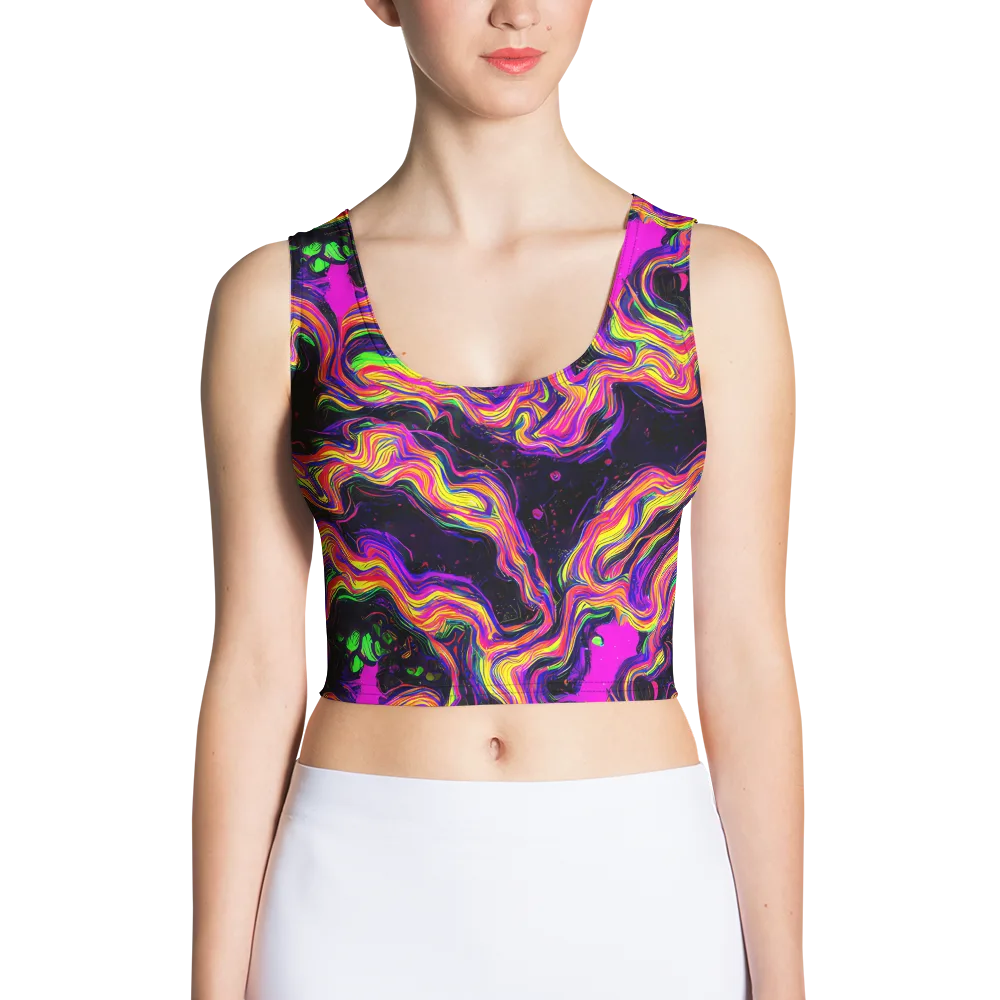 Acidwave on Crop Top — Front