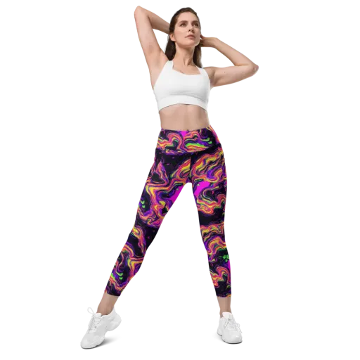 Acidwave on a Leggings with Pockets