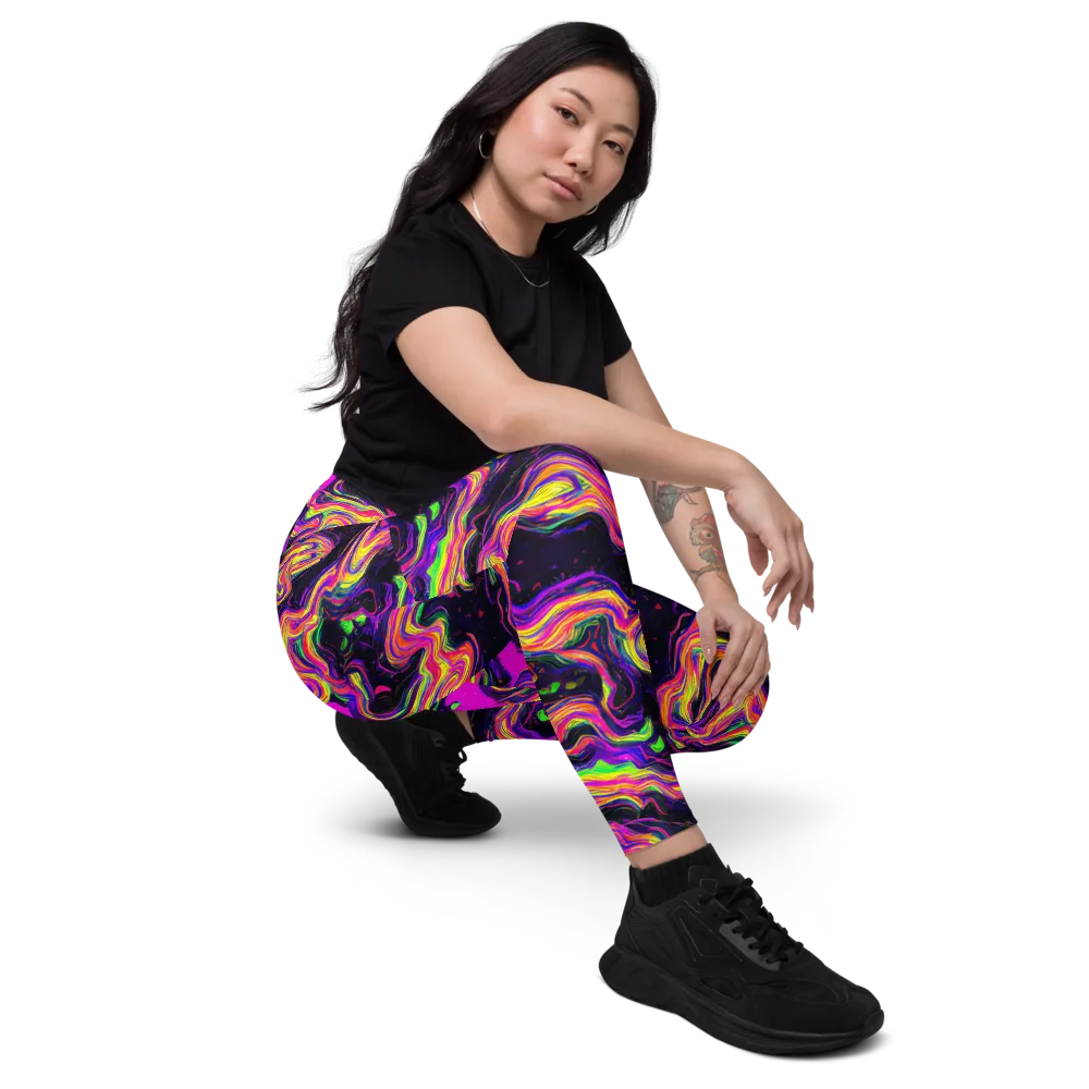 Acidwave on Leggings with Pockets — Right Front