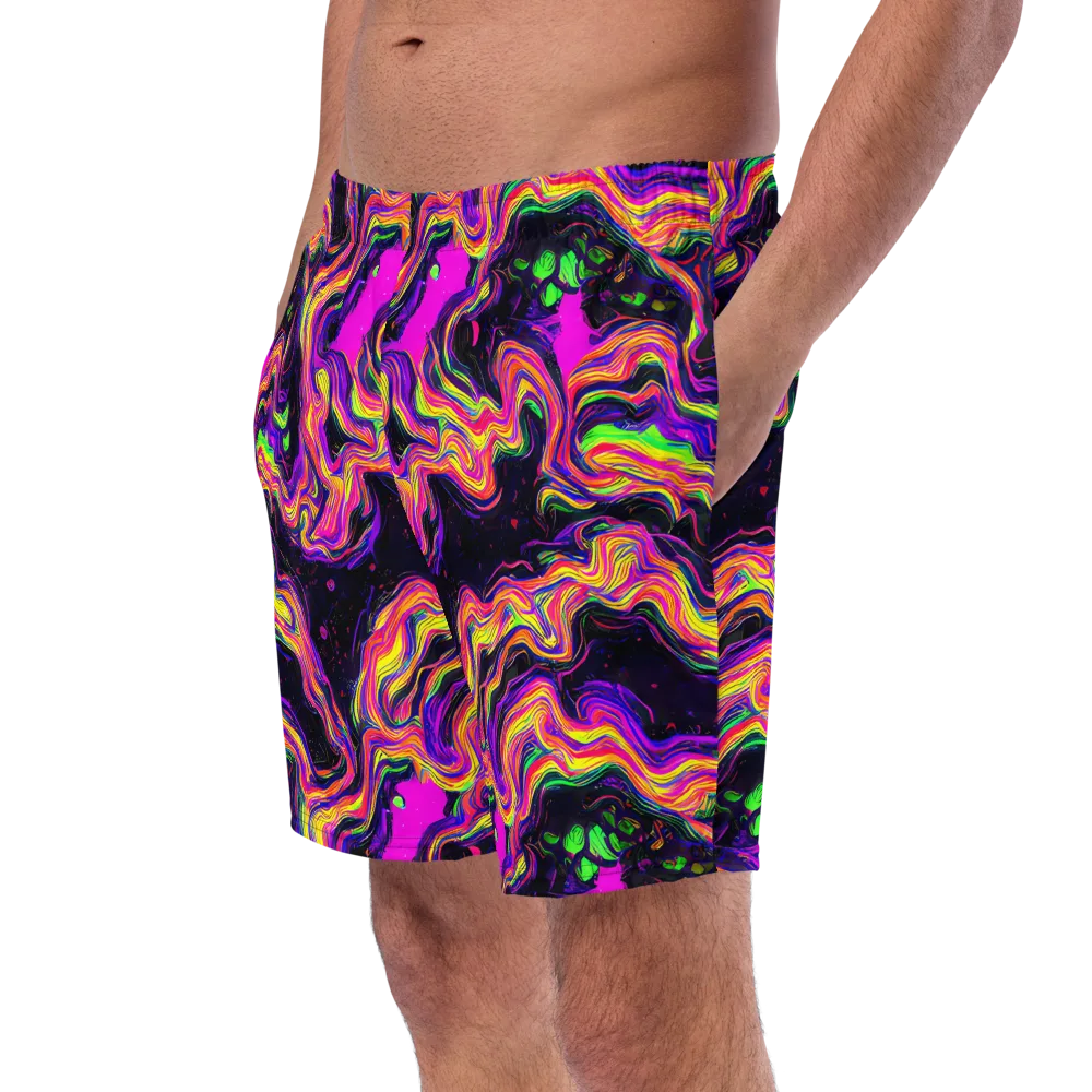 Acidwave on Swim Trunks — Left Front