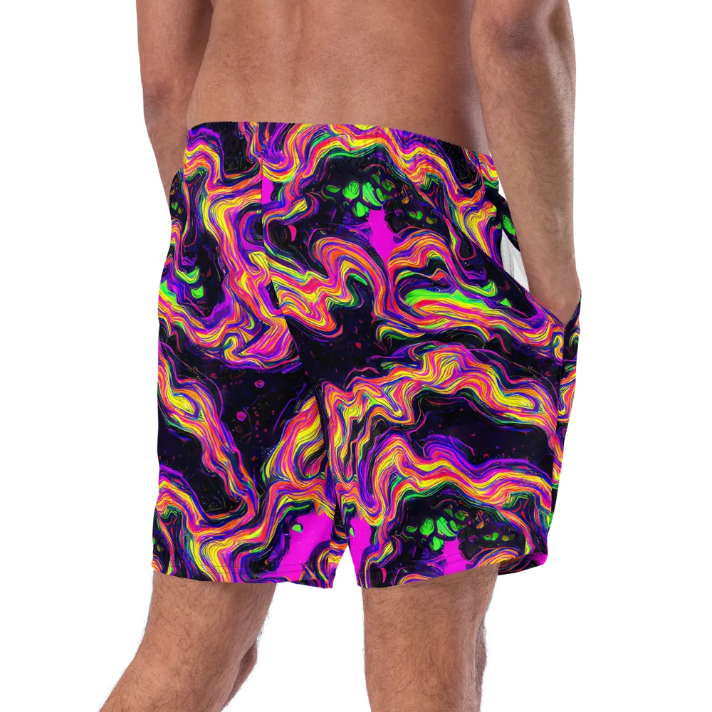 Acidwave on Swim Trunks — Right Back