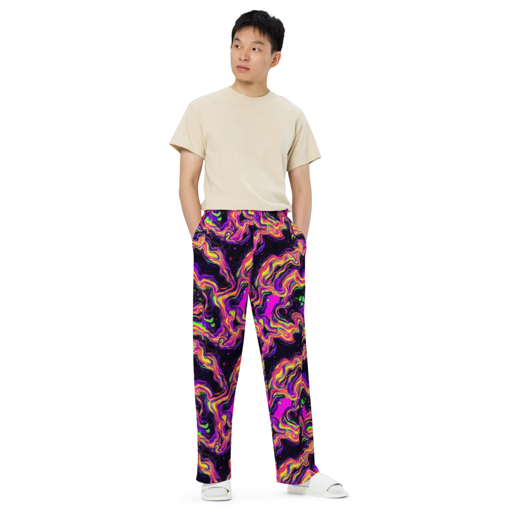Acidwave on Wide-Leg Pants — Front