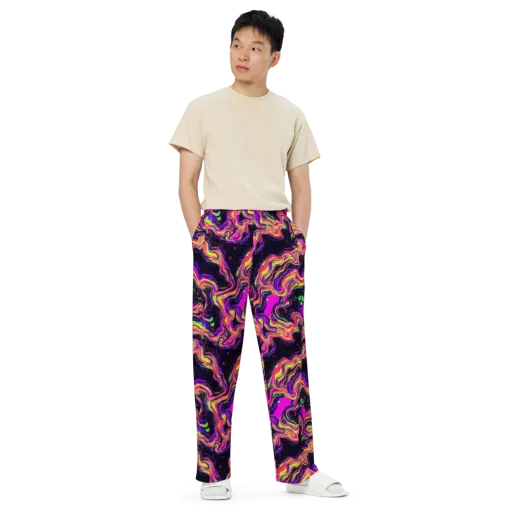 Acidwave on a Wide-Leg Pants