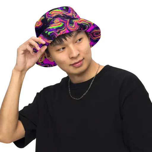 Acidwave on a Reversible Bucket Hat