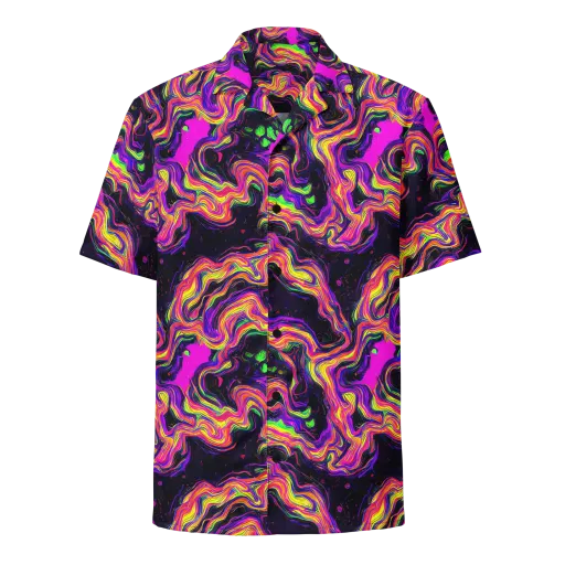 Acidwave on a Button Shirt
