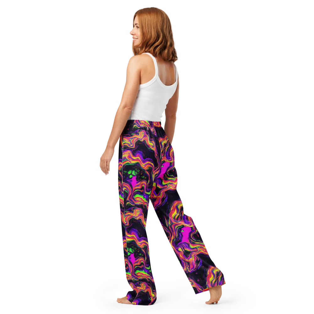 Acidwave on Women's Pajama Pants — Back
