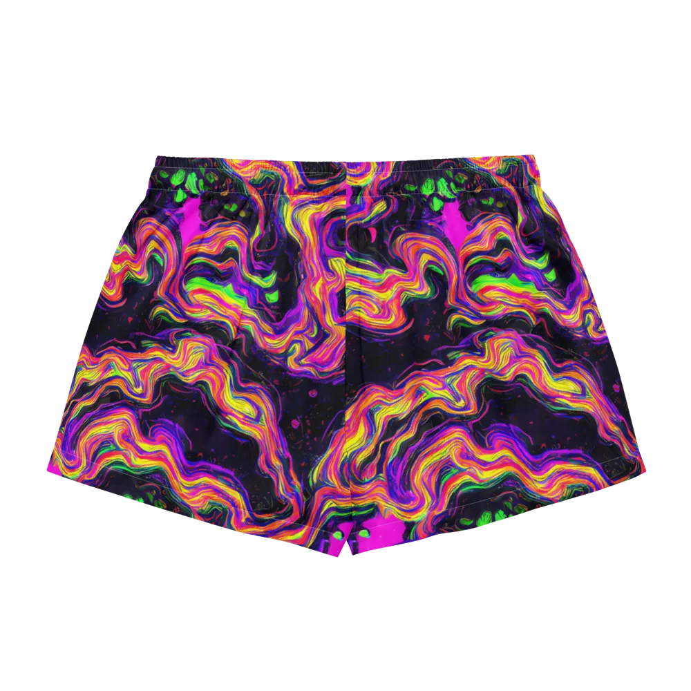 Acidwave on Women's Pajama Shorts — Back