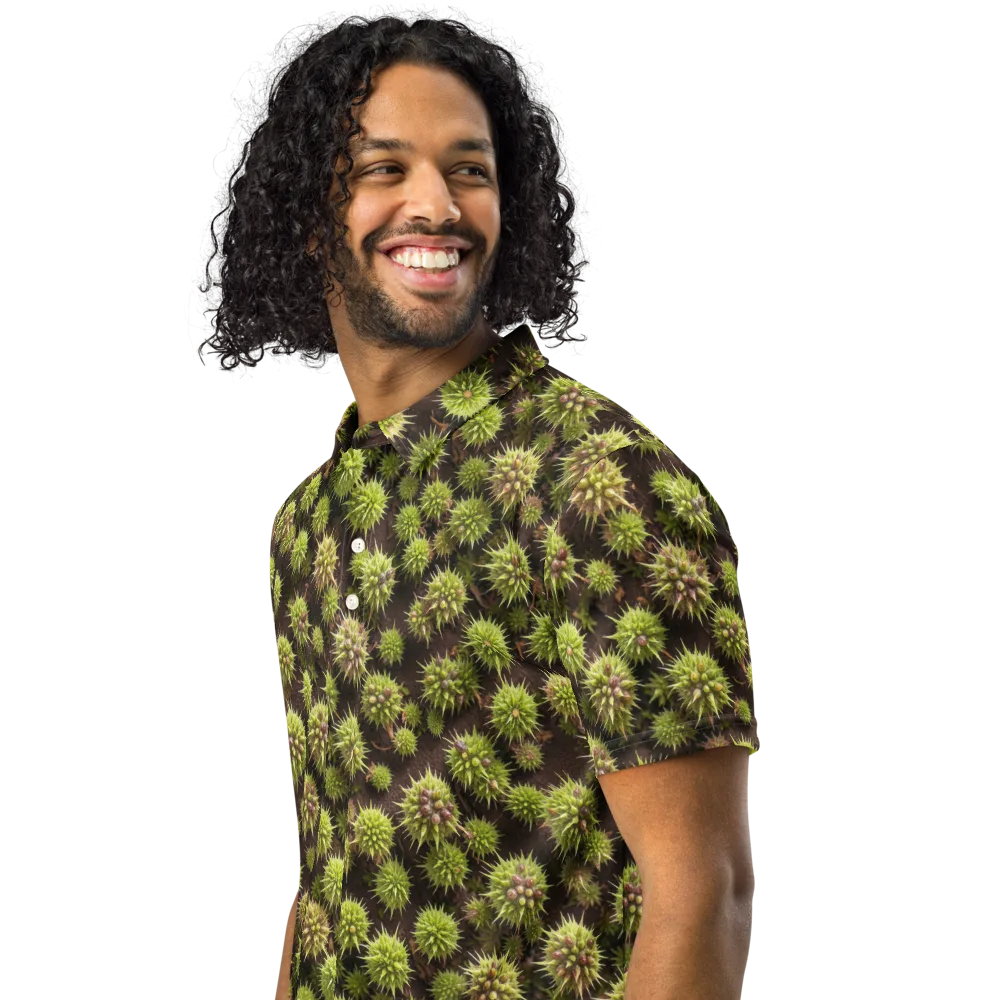Thornlight on Men's Slim Fit Polo Shirt — Left Front