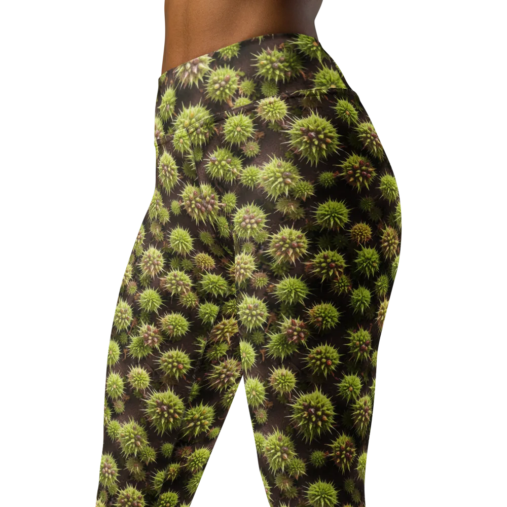 Thornlight on Yoga Leggings — Left Front