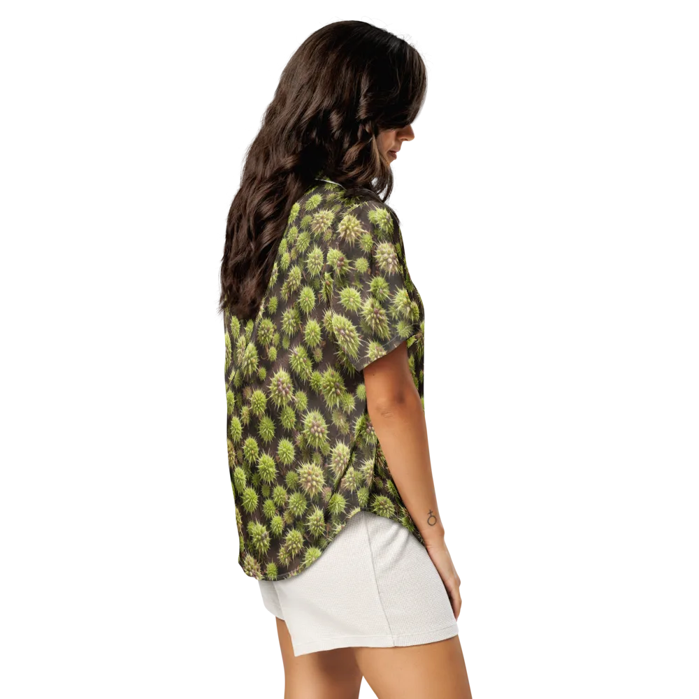 Thornlight on Women's Short Sleeve Pajama Top — Right Back