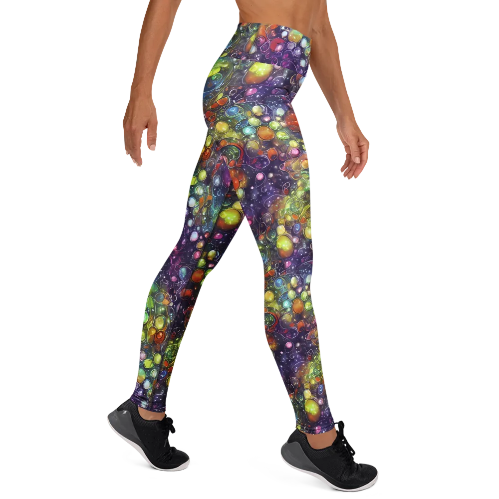 Galactic Nectar on Yoga Leggings — Right