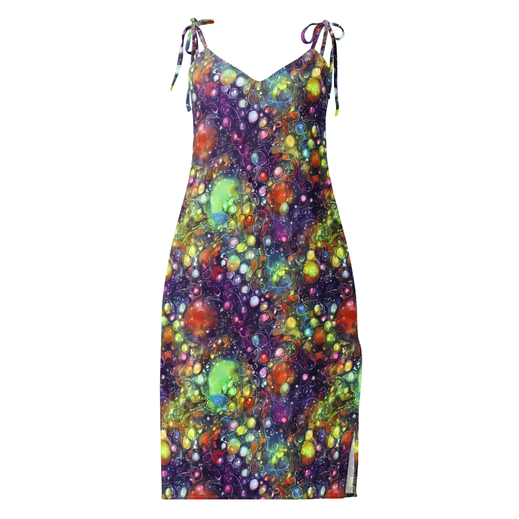 Galactic Nectar on Slip Dress — Front