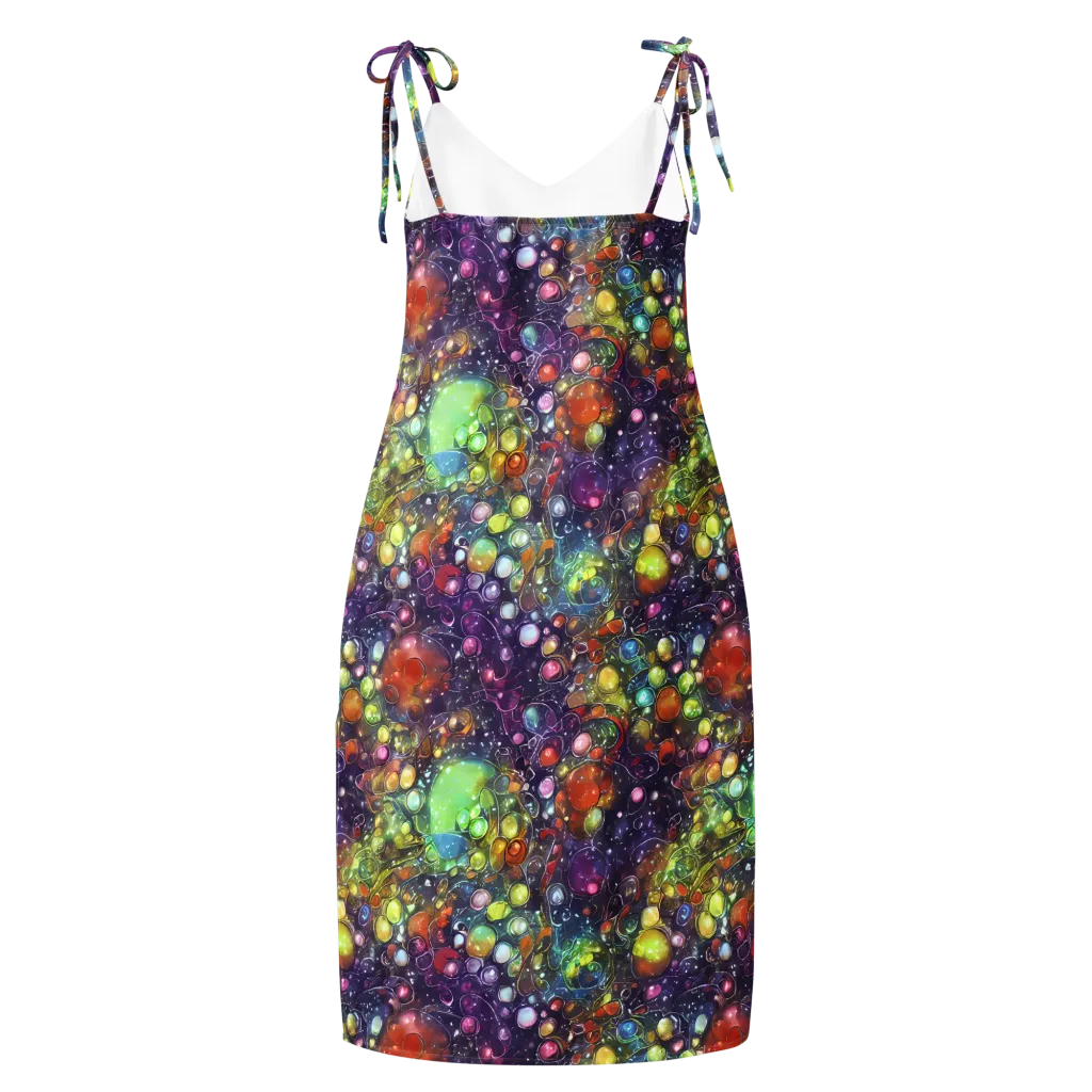 Galactic Nectar on Slip Dress — Back