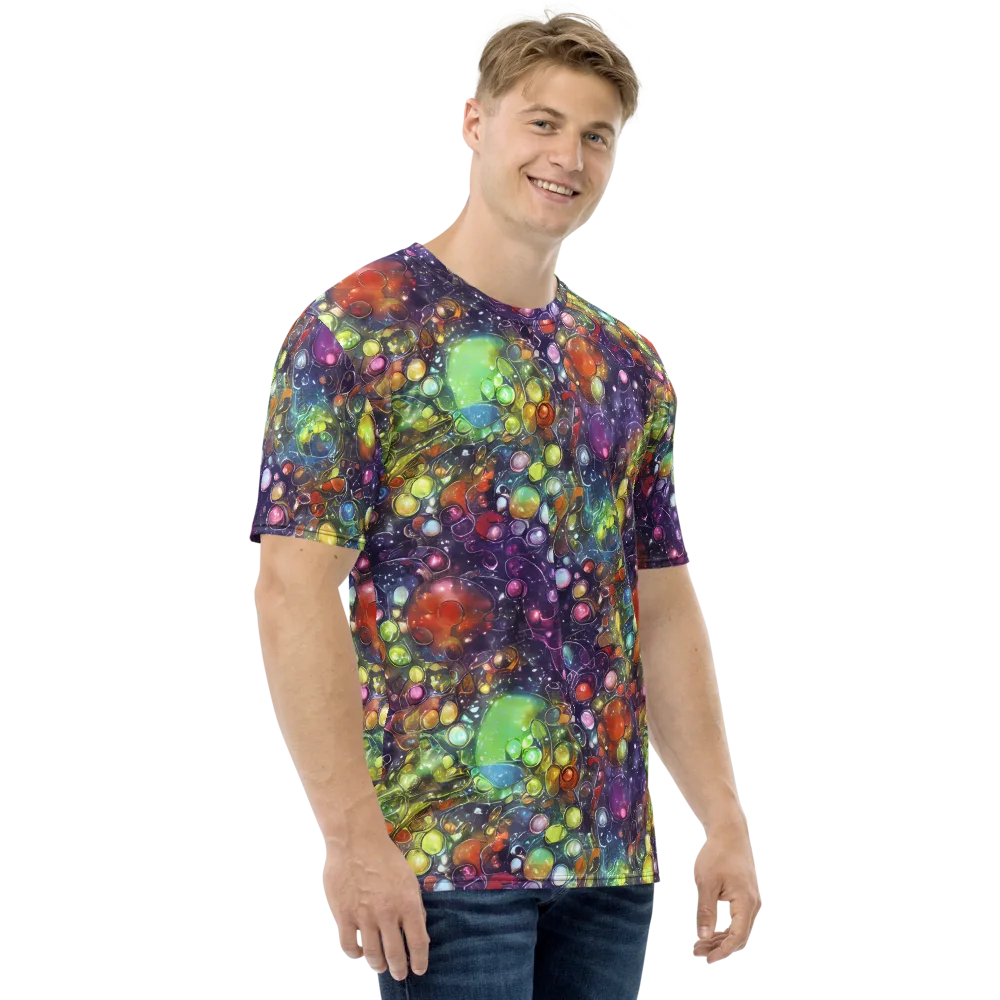 Galactic Nectar on Men's Crew Neck T-Shirt — Right