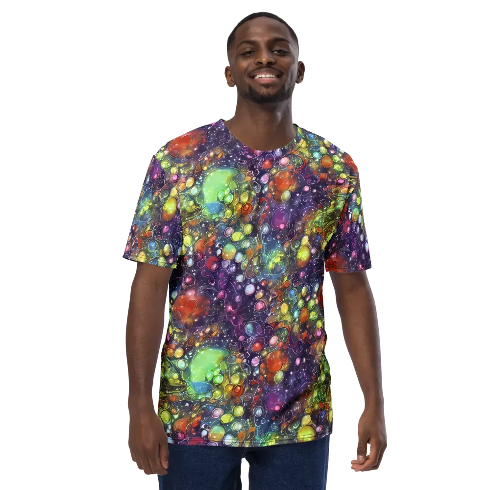 Galactic Nectar on Men's Crew Neck T-Shirt — Front