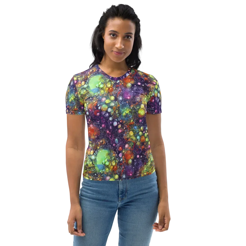 Galactic Nectar on Women's Crew Neck T-Shirt — Front