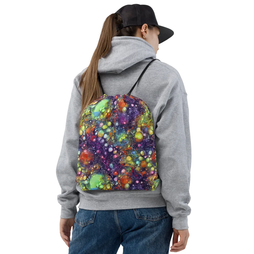 Galactic Nectar on Drawstring Bag — Front