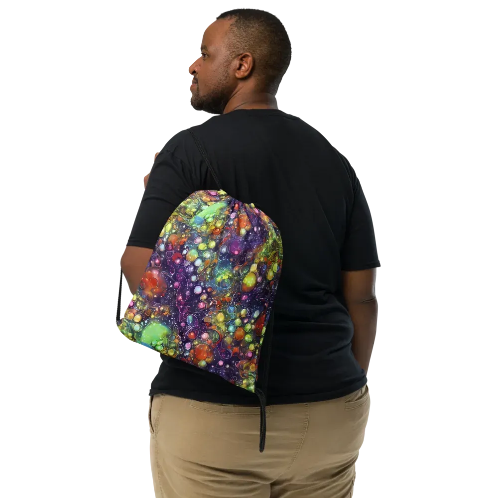 Galactic Nectar on Drawstring Bag — Front