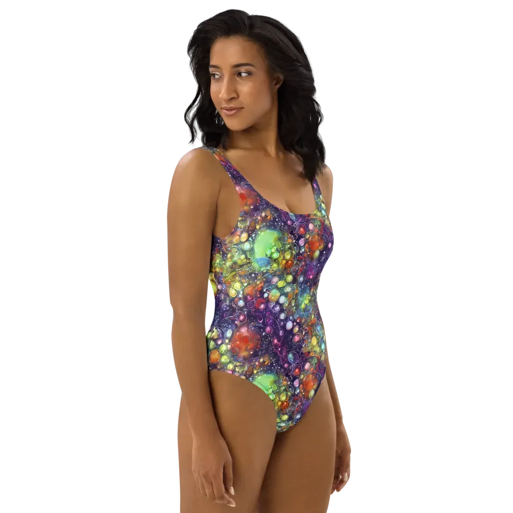 Galactic Nectar on One-Piece Swimsuit — Right