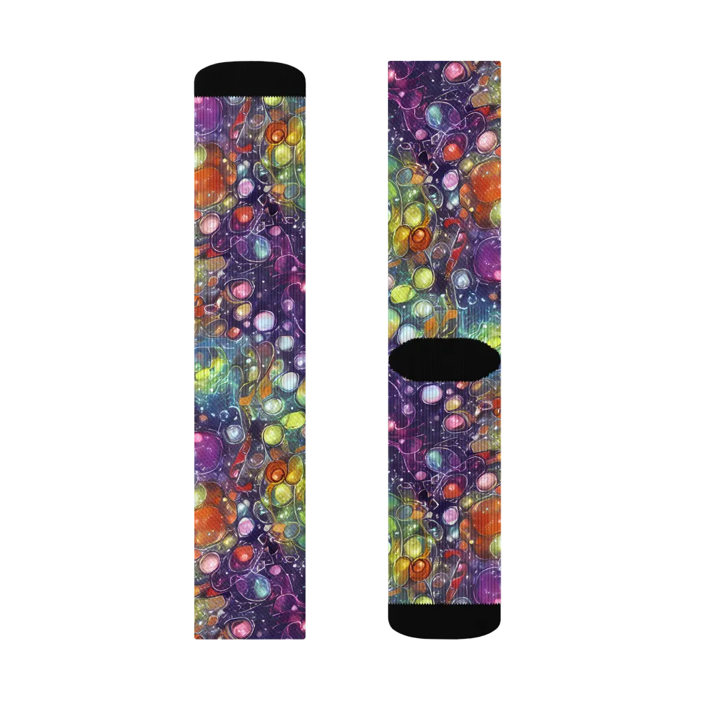 Galactic Nectar on Socks — Right Sock