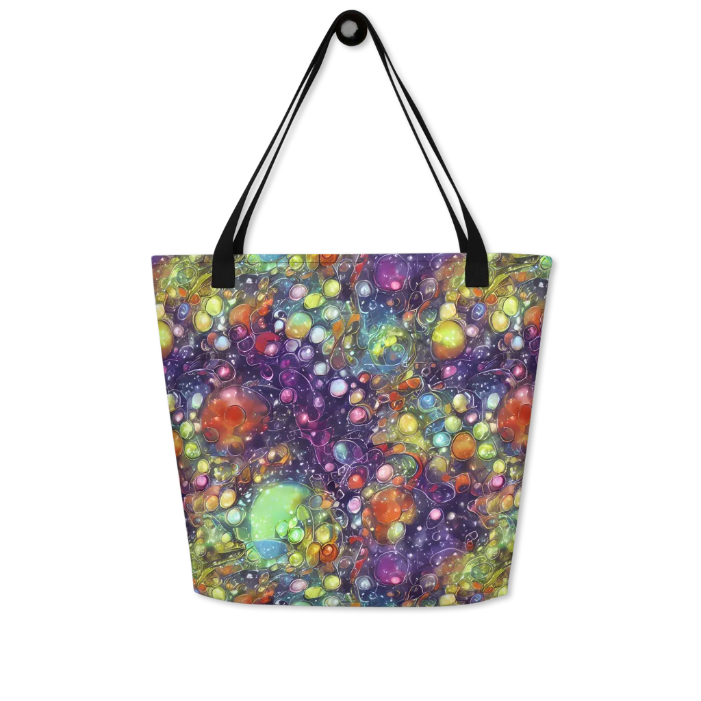 Galactic Nectar on Large Tote Bag W/ Pocket — Front