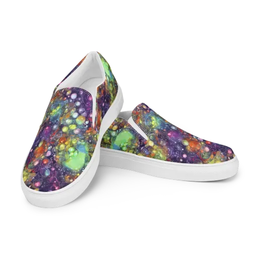 Galactic Nectar on a Women's Slip-On Canvas Shoes