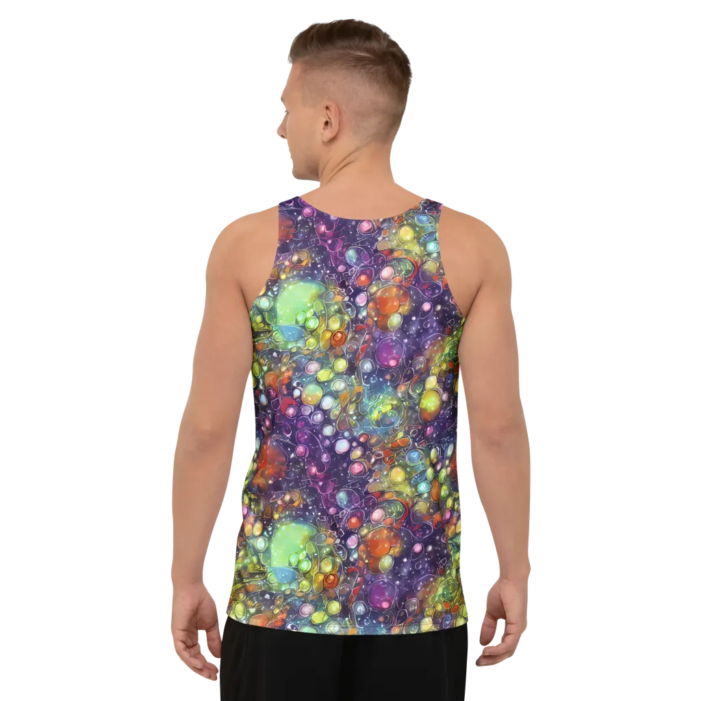 Galactic Nectar on Men's Tank Top — Back