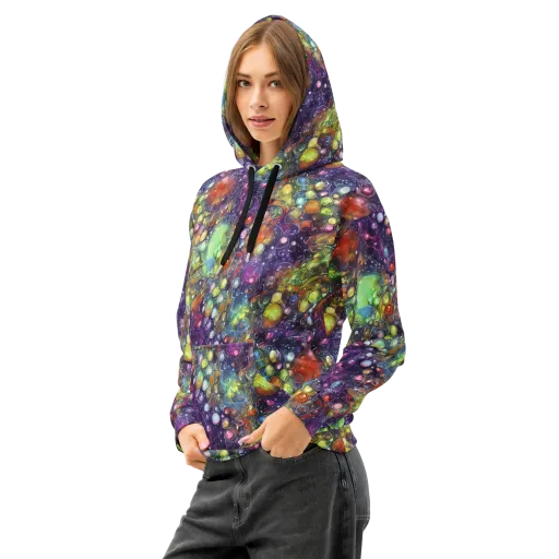Galactic Nectar on a Cotton Hoodie