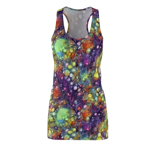 Galactic Nectar on a Racerback Dress