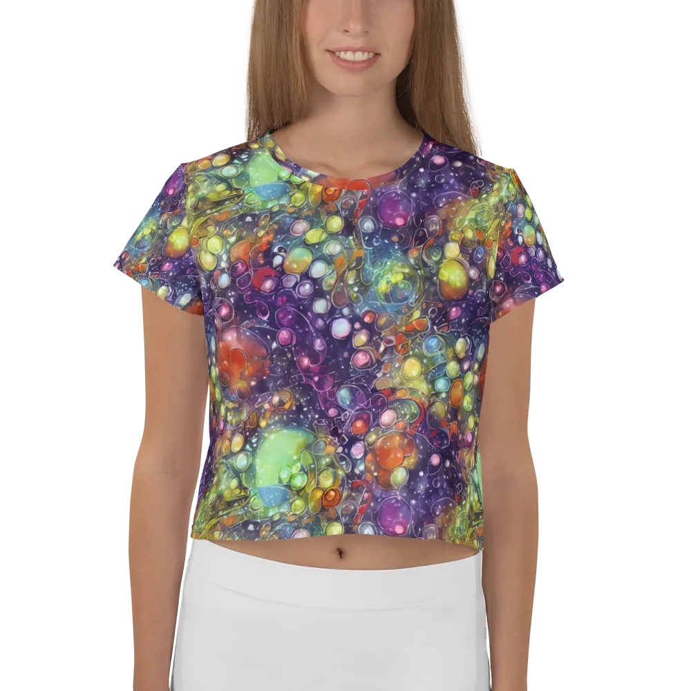 Galactic Nectar on Crop Tee — Front