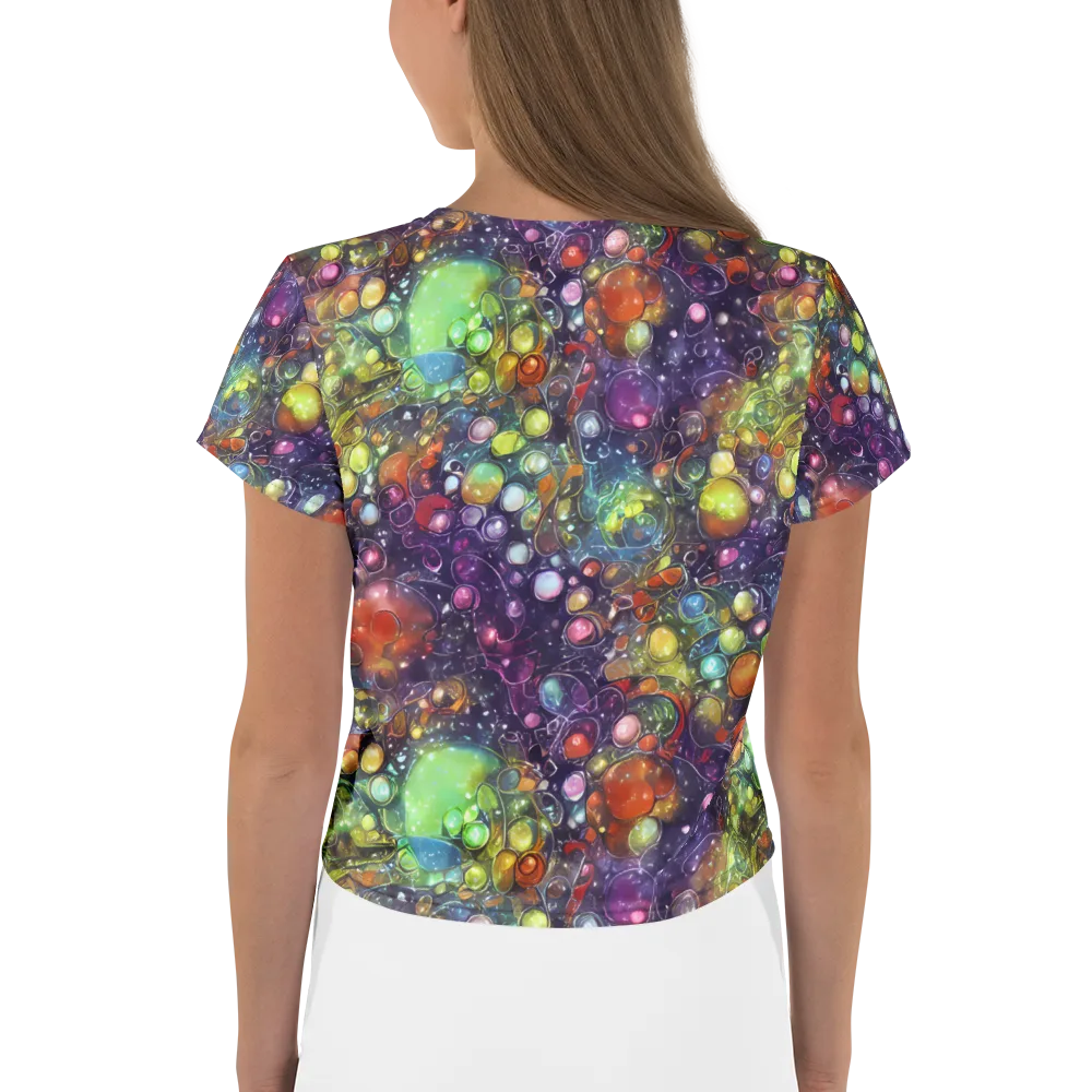 Galactic Nectar on Crop Tee — Back