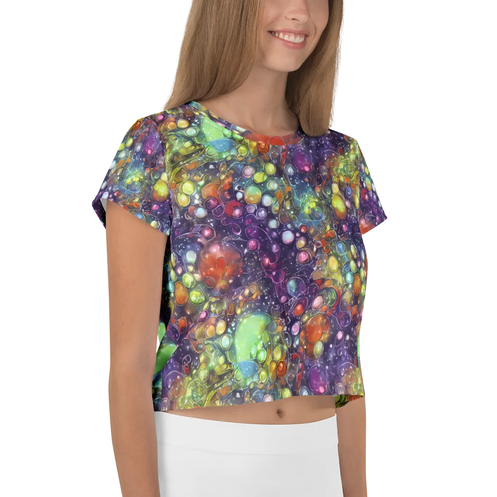 Galactic Nectar on Crop Tee — Right