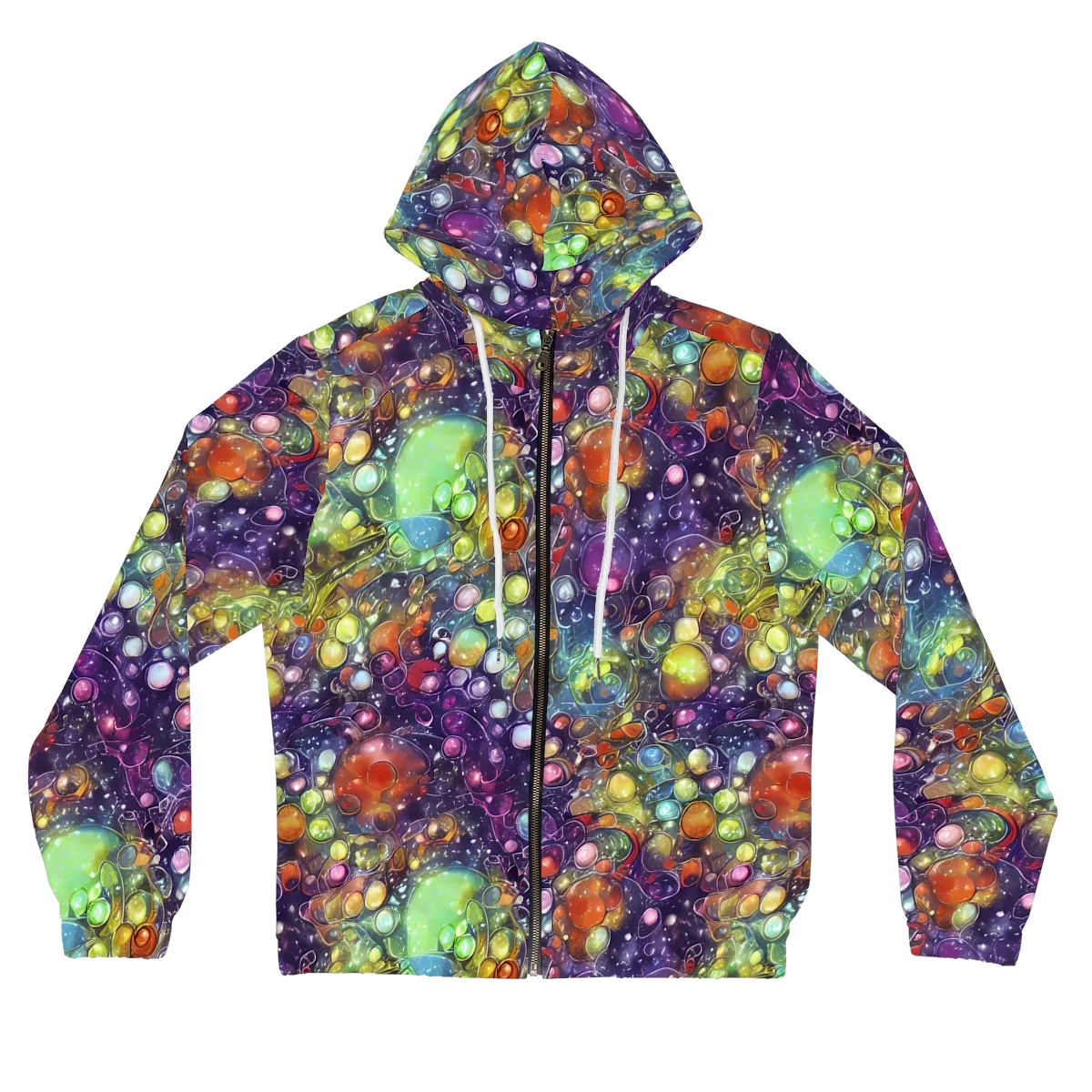 Galactic Nectar on Women's Full-Zip Hoodie — Front