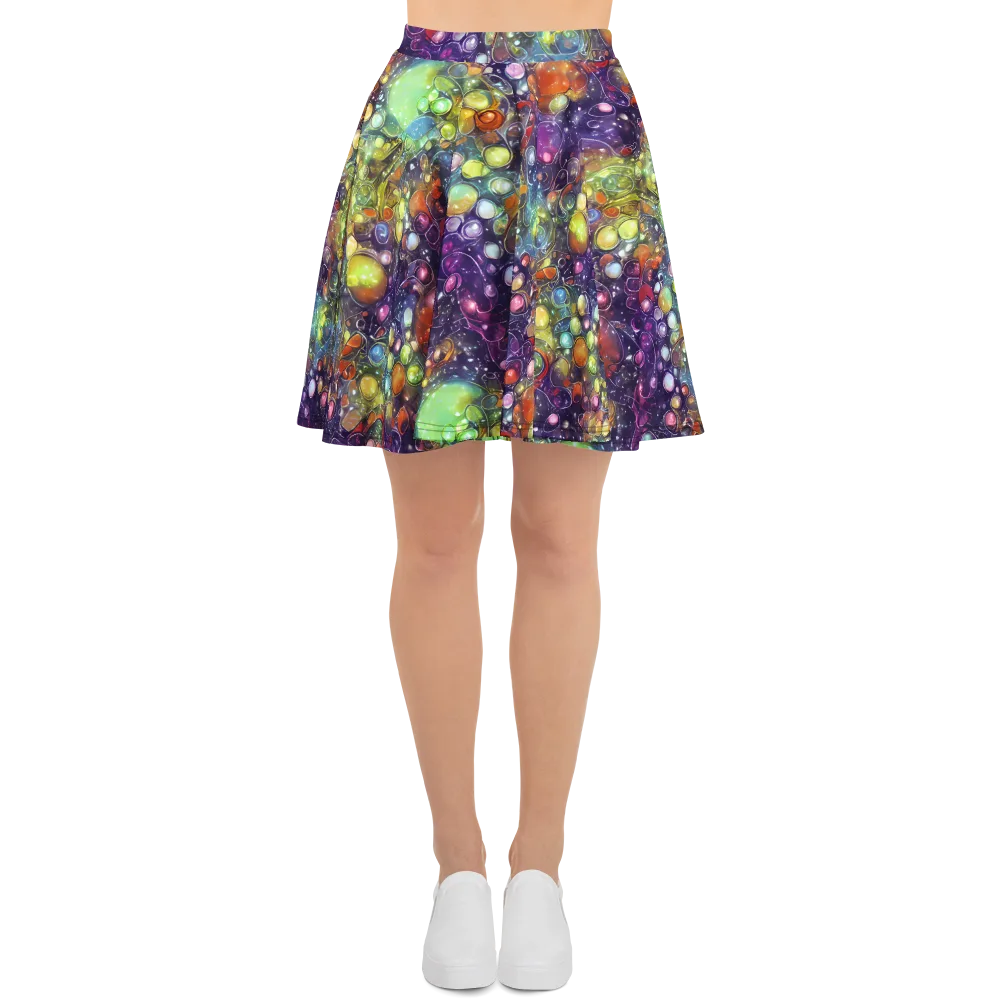 Galactic Nectar on Skater Skirt — Front
