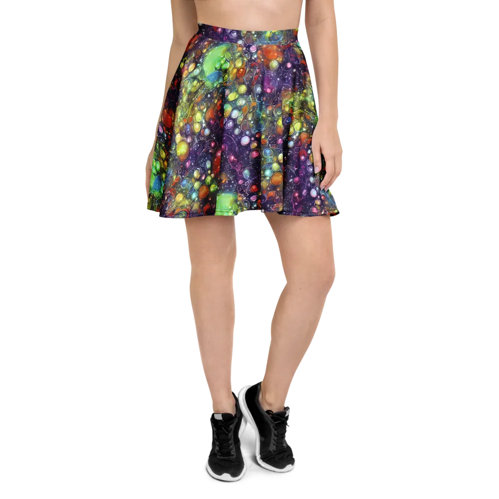 Galactic Nectar on Skater Skirt — Front