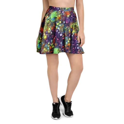 Galactic Nectar on a Skater Skirt