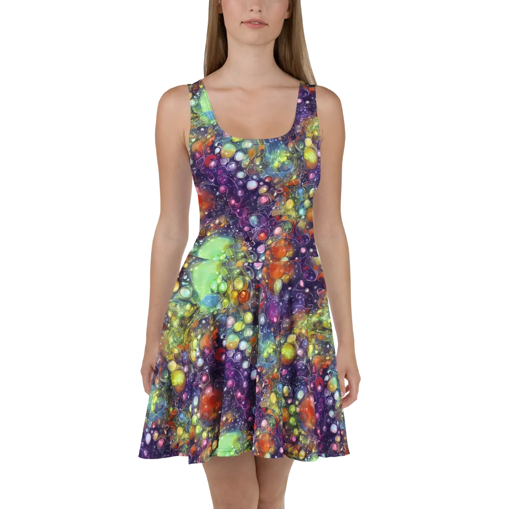 Galactic Nectar on Skater Dress — Front