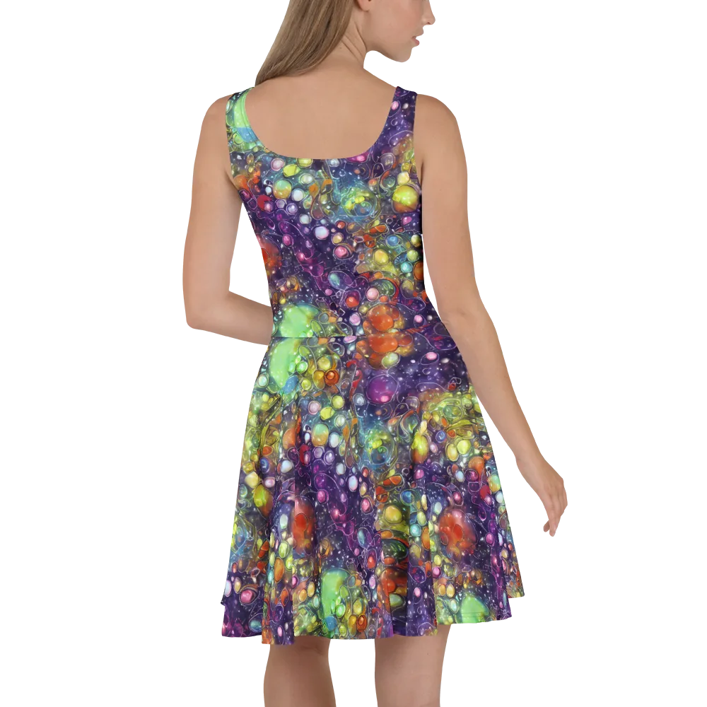 Galactic Nectar on Skater Dress — Back