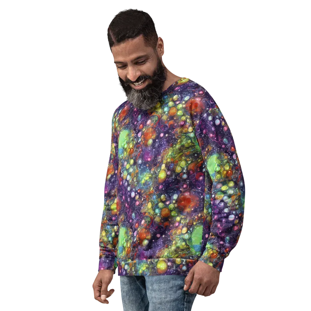 Galactic Nectar on Sweatshirt — Left Front