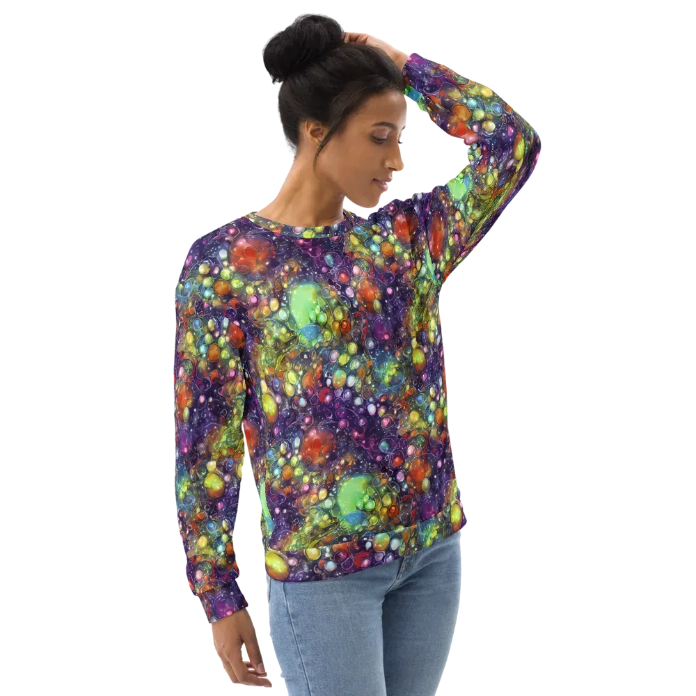 Galactic Nectar on Sweatshirt — Right Front