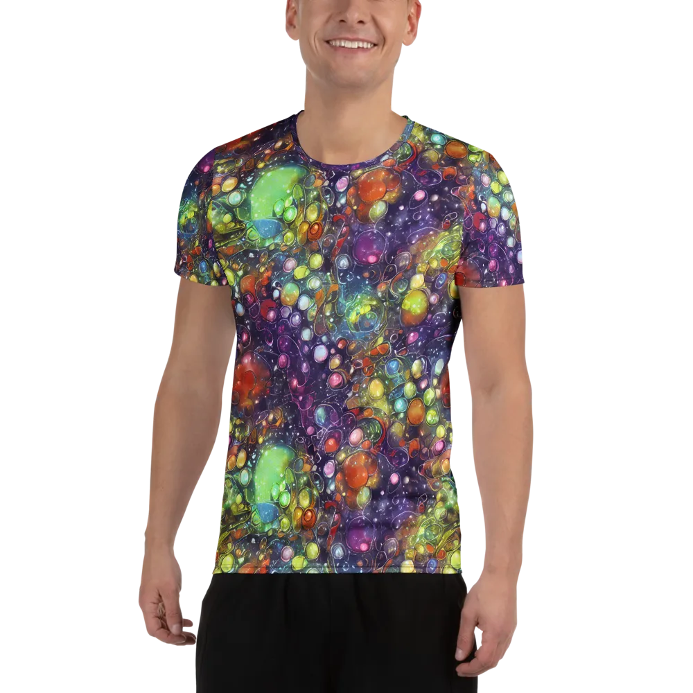 Galactic Nectar on Men's Athletic T-Shirt — Front