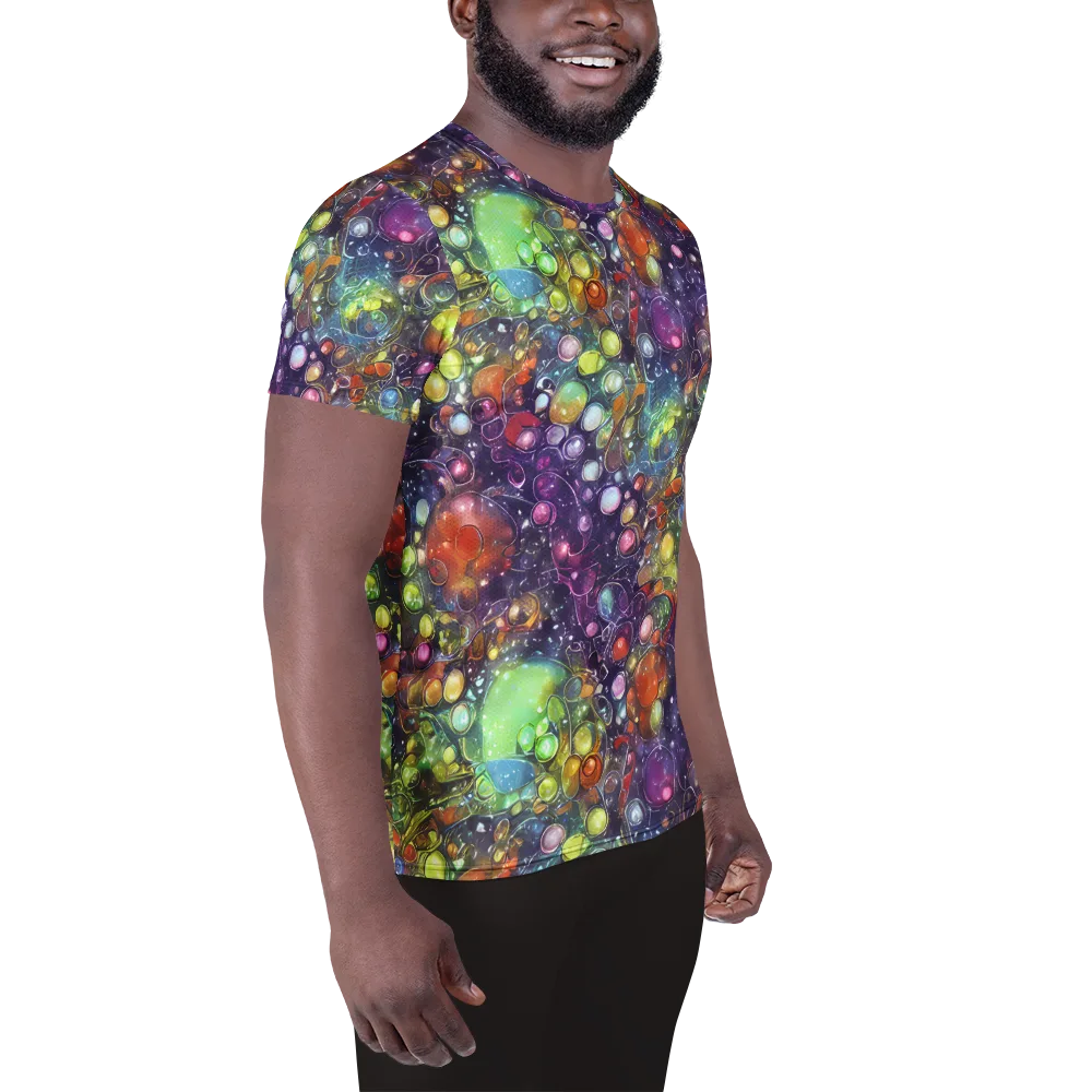 Galactic Nectar on Men's Athletic T-Shirt — Right