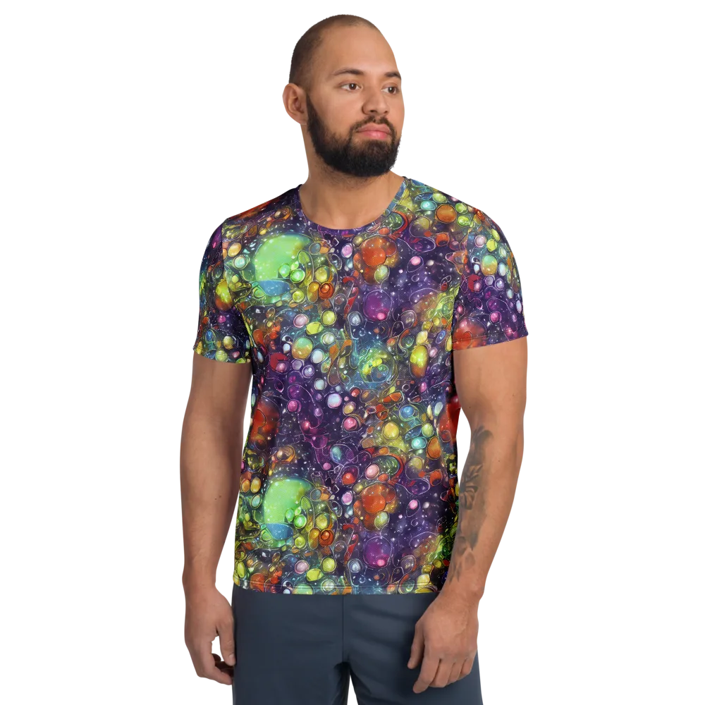 Galactic Nectar on Men's Athletic T-Shirt — Front