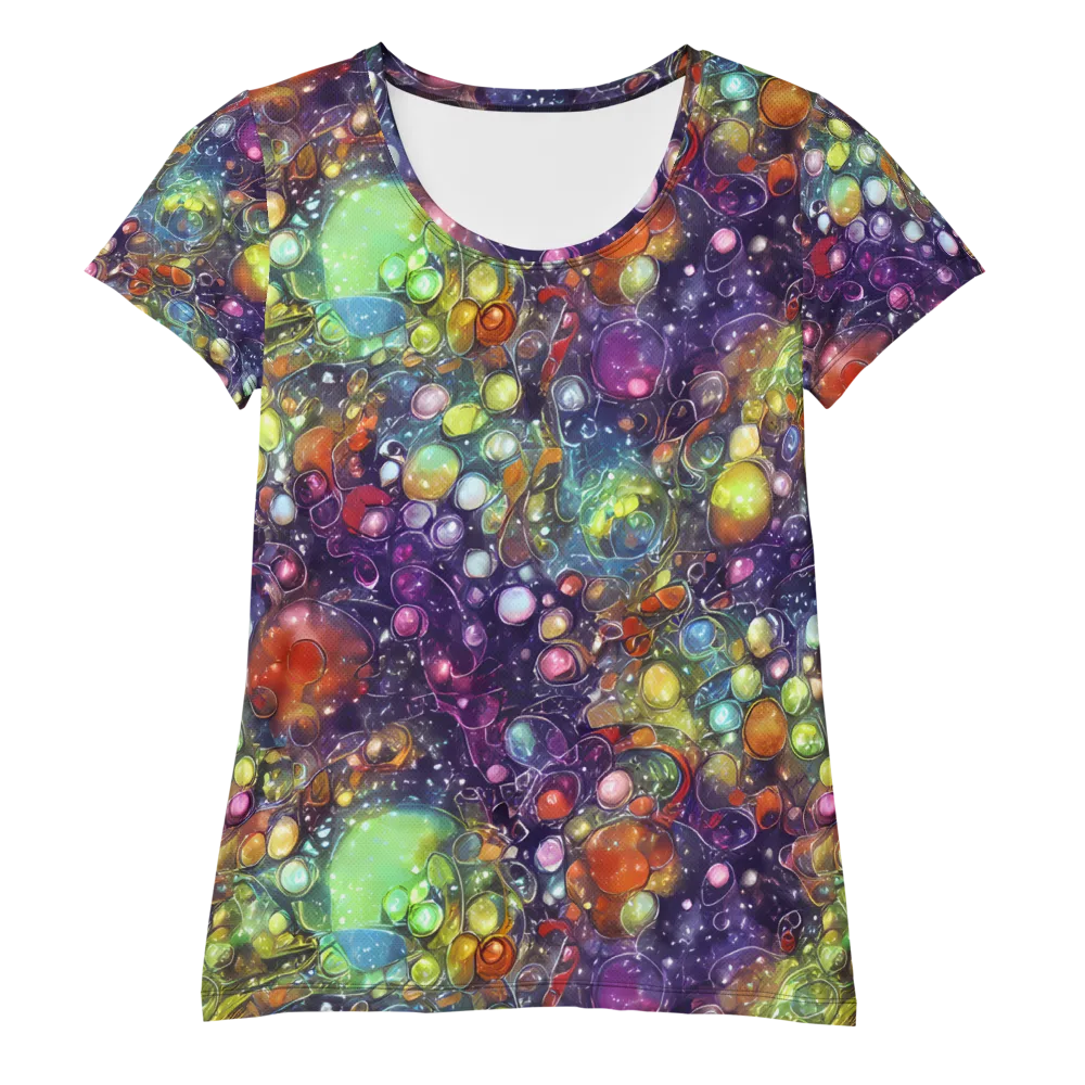 Galactic Nectar on Women's Athletic T-Shirt — Front
