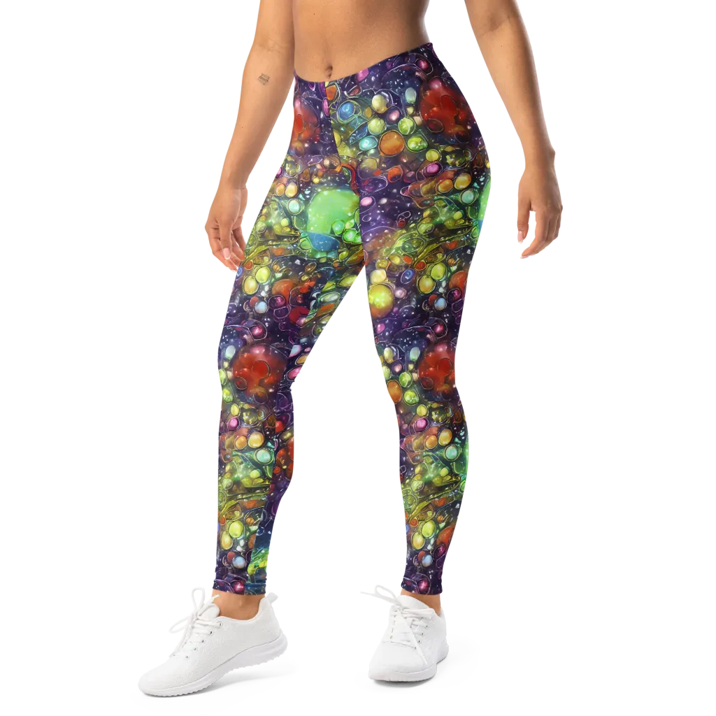 Galactic Nectar on Leggings — Left Front