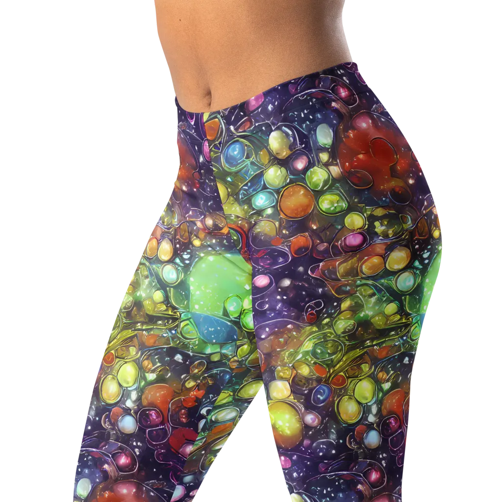 Galactic Nectar on Leggings — Left Front