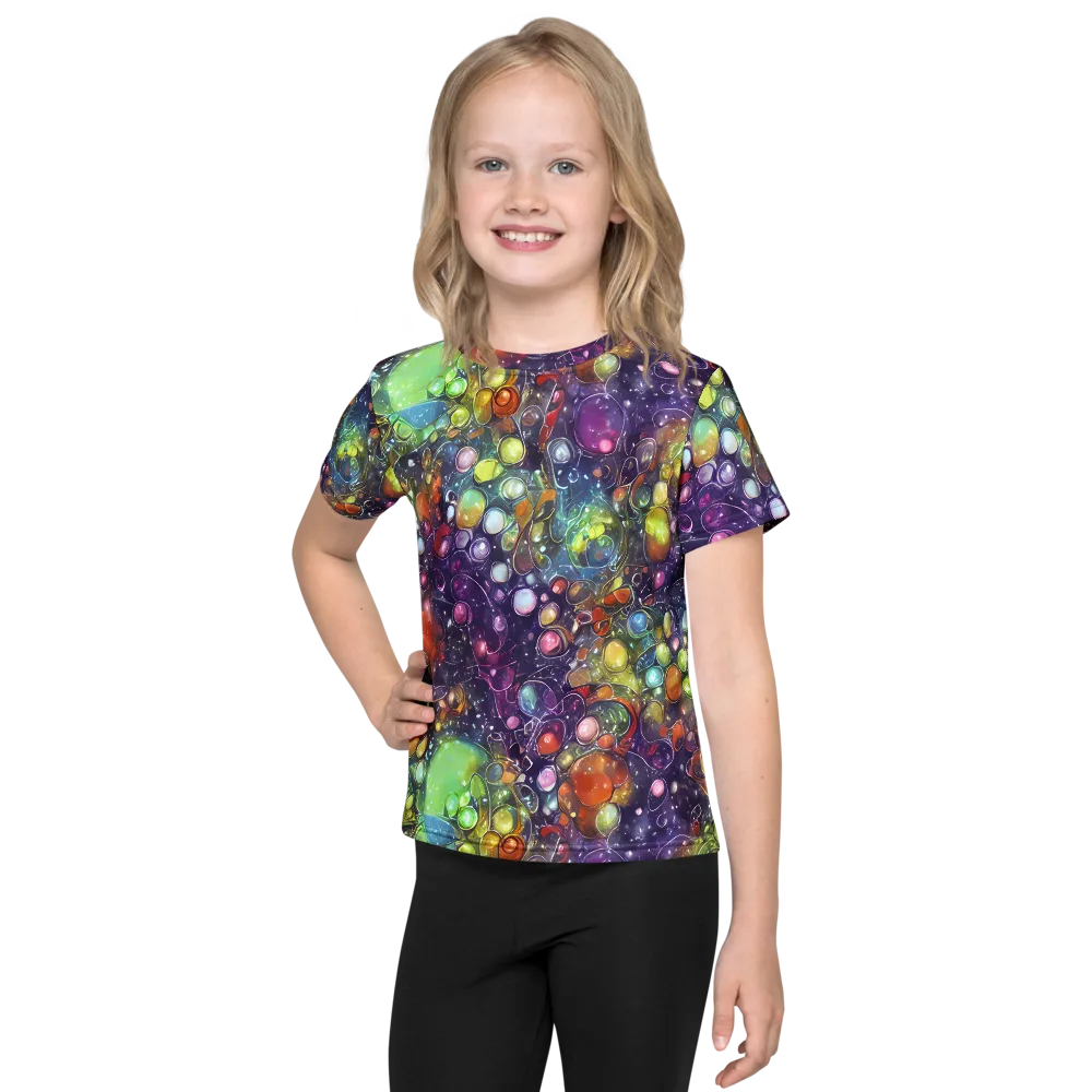 Galactic Nectar on Kids Crew Neck T-Shirt — Front