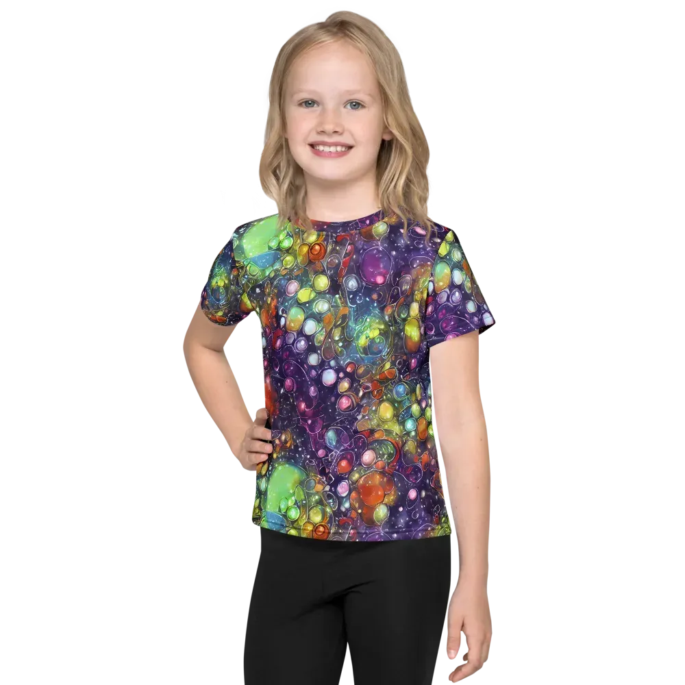 Galactic Nectar on Kids Crew Neck T-Shirt — Front